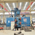 Preprocessing hot rolled steel plate shot blasting